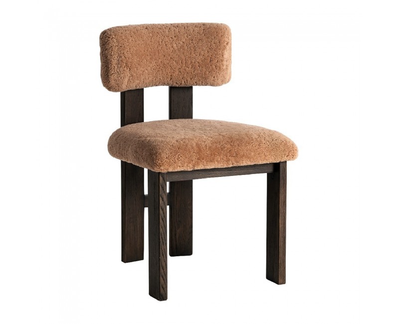 Silla Evje Madera De Fresno 51x55x80 Estilo Contemporáneo - 1