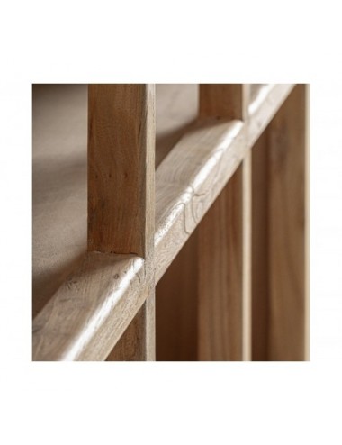 Libreria Modular Brecey Madera De Olmo Reciclado 120x38x190 Estilo Colonial - 7