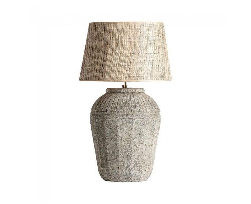 Lámpara De Sobremesa Cerámica 51x51x90 Estilo Vintage - 1