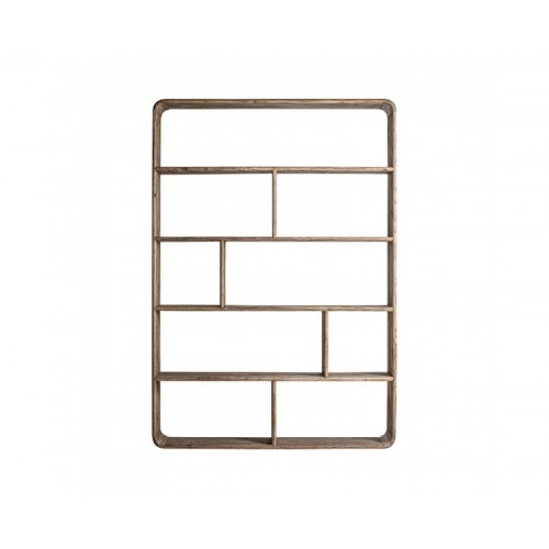 Librería Gloucester Madera De Olmo Reciclado 140x30x200 Estilo Colonial - 1