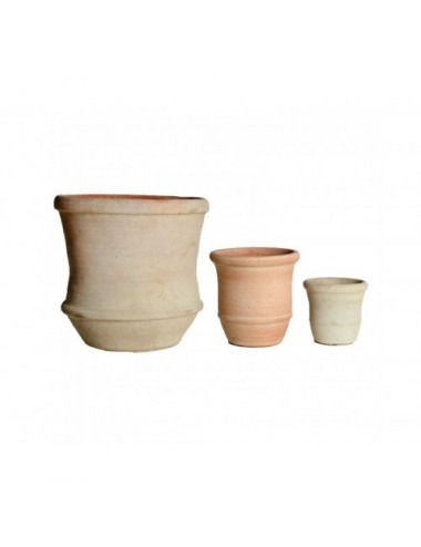 Jarrón Blad J 3 Arcilla 43x43x40 32x32x33 23x23x21 Estilo Colonial - 1