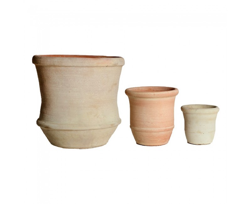 Jarrón Blad J 3 Arcilla 43x43x40 32x32x33 23x23x21 Estilo Colonial - 1