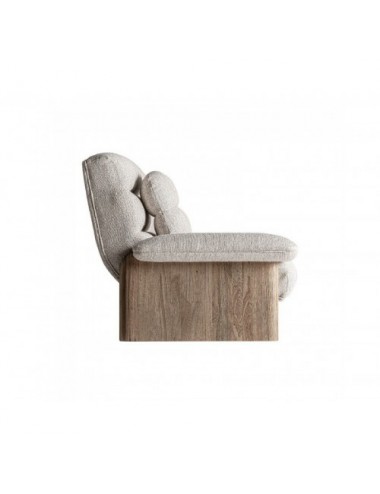 Sofá Jacquard Madera De Olmo 235x100x85,6 Estilo Contemporáneo - 3