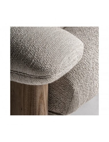Sofá Jacquard Madera De Olmo 235x100x85,6 Estilo Contemporáneo - 5