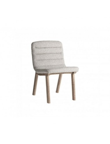 Silla Jacquard Madera De Olmo 52x62x80 Estilo Contemporáneo - 1