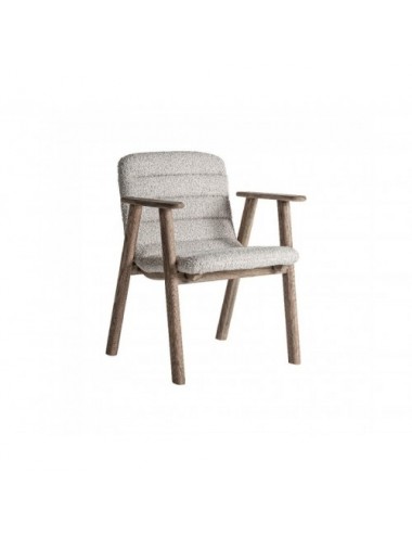 Silla Jacquard Madera De Olmo 62x61x80 Estilo Contemporáneo - 1