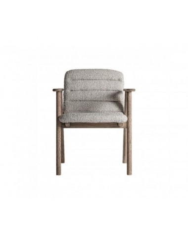Silla Jacquard Madera De Olmo 62x61x80 Estilo Contemporáneo - 1