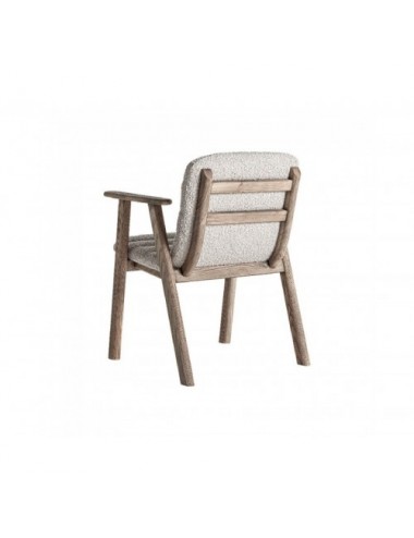 Silla Jacquard Madera De Olmo 62x61x80 Estilo Contemporáneo - 4