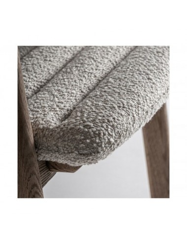 Silla Jacquard Madera De Olmo 62x61x80 Estilo Contemporáneo - 6