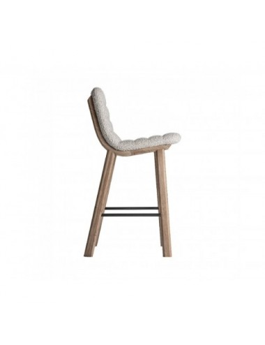 Taburete Jacquard Madera De Olmo 47x63x106 Estilo Contemporáneo - 3