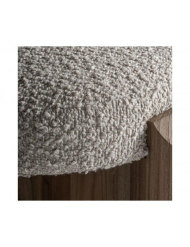 Taburete Jacquard Madera De Olmo 49x49x47 Estilo Contemporáneo - 3