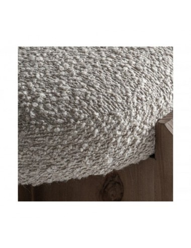 Pie De Cama Jacquard Madera De Olmo 138x48x47 Estilo Contemporáneo - 4