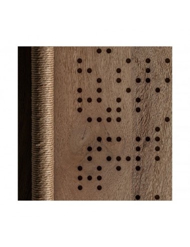 Armario Jacquard Madera De Mango 136x50x180 Estilo Contemporáneo - 8