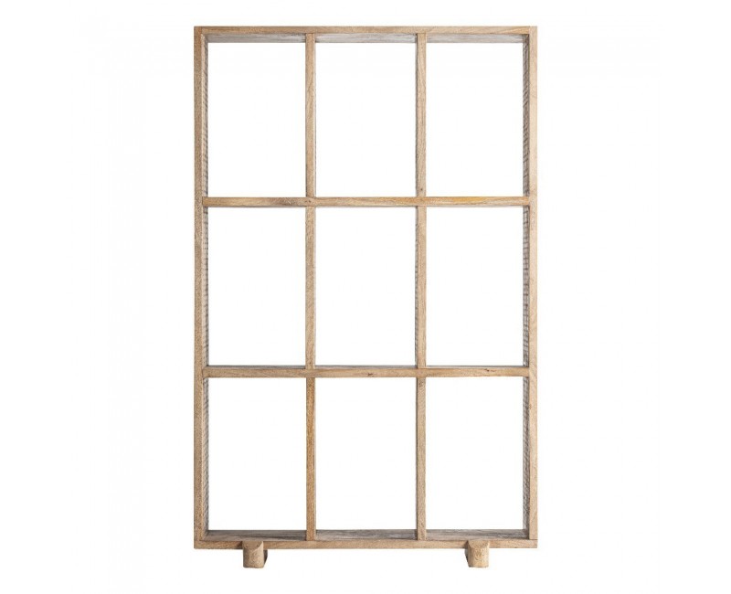 Librería Jacquard Madera De Mango 100x40x157 Estilo Contemporáneo - 1