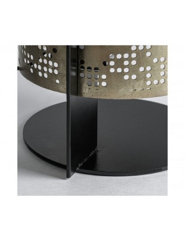 Lámpara De Pie Jacquard Acero 39x34,5x132 Estilo Contemporáneo - 1