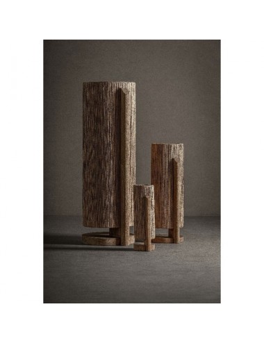 Lámpara De Pie Jacquard Madera De Mango 45x41x124 Estilo Contemporáneo - 5