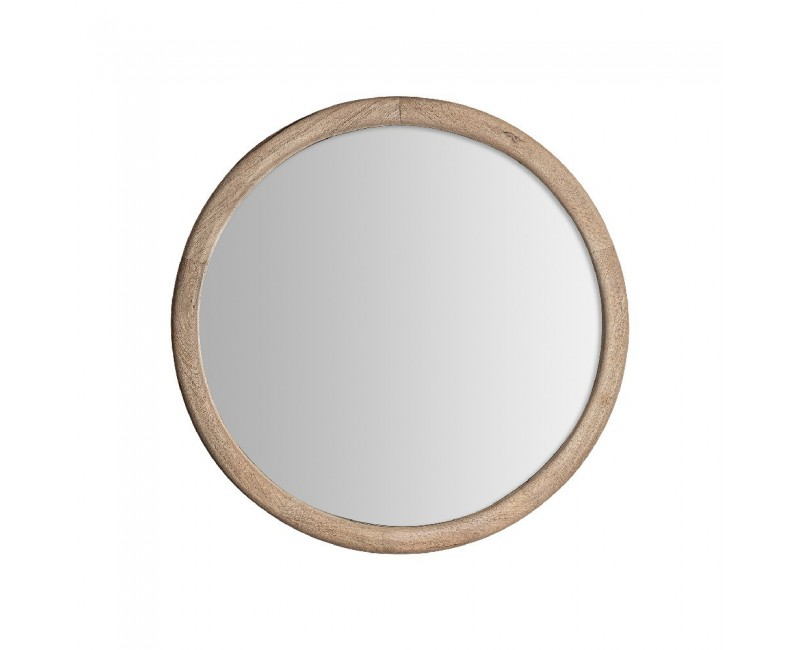 Espejo Jacquard Madera De Mango 98x3x98 Estilo Contemporáneo - 1