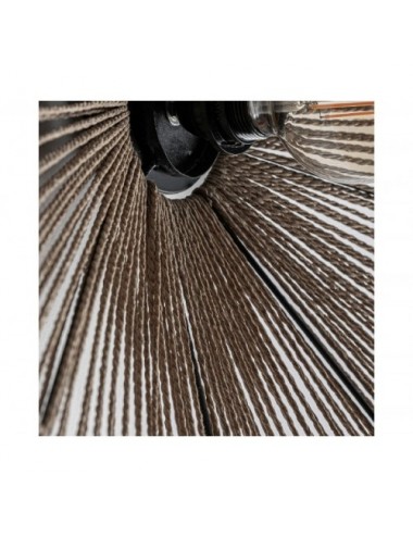 Lámpara De Colgar Jacquard Rafia 66x66x17 Estilo Contemporáneo - 3