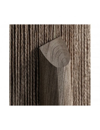 Macetero Jacquard Madera De Mango 43x41x65 Estilo Contemporáneo - 1