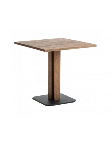 Mesa Bar Rho Madera De Mango 75x75x76 Estilo Contemporáneo - 1