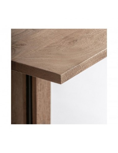 Mesa Bar Rho Madera De Mango 75x75x76 Estilo Contemporáneo - 3