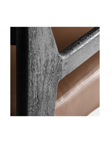 Sillón Beslon Madera De Acacia 67x60x70 Estilo Contemporáneo - 8