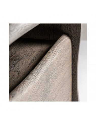 Mueble Tv Lison Madera De Acacia 230x46x45 Estilo Rústico - 6