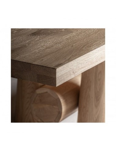 Mesa Comedor Sully Madera Roble 600x120x76 Estilo Colonial - 3