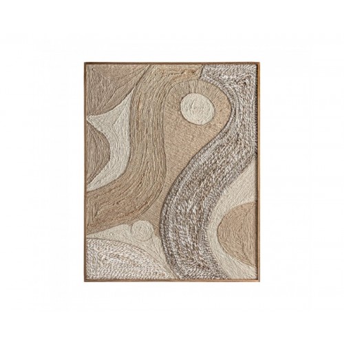 Cuadro Zeus Madera De Mango 120x4x150 Estilo Boho - 1