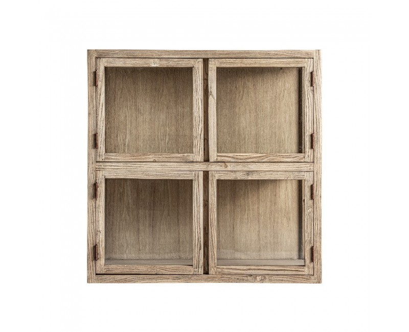Vitrina Modular Masein Madera De Olmo 85x40x85 Estilo Colonial - 1