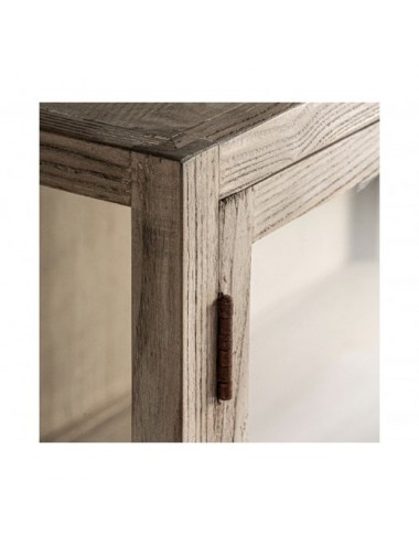 Vitrina Modular Masein Madera De Olmo 85x40x85 Estilo Colonial - 6