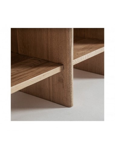 Estanteria Nara Madera Roble 110x40x210 Estilo Contemporáneo - 4