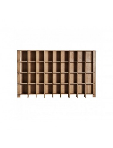 Estanteria Nara Madera Roble 110x40x210 Estilo Contemporáneo - 7