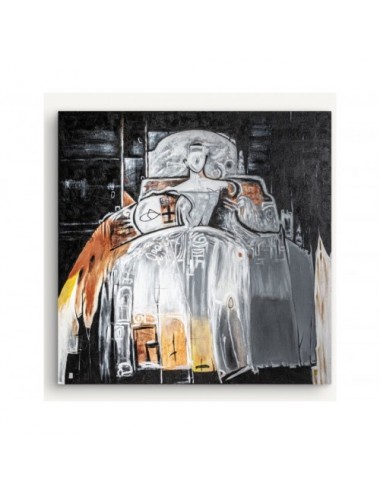 Lienzo Menina Lienzo 195x4x195 Estilo Contemporáneo - 5