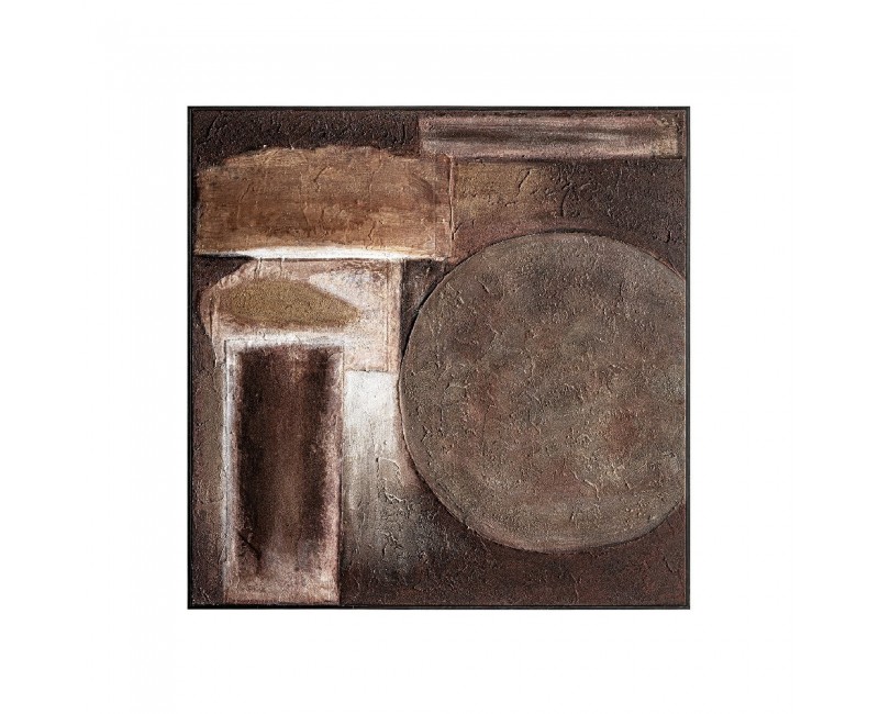 Cuadro Enzo Lienzo 141x5x141 Estilo Contemporáneo - 1