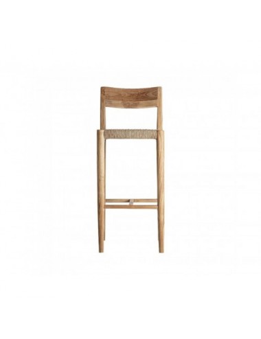 Taburete Caen Madera De Teka 42x50x108 Estilo Colonial - 1