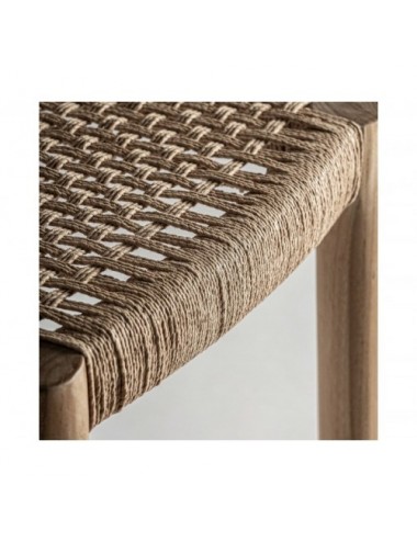 Taburete Caen Madera De Teka 42x50x108 Estilo Colonial - 6