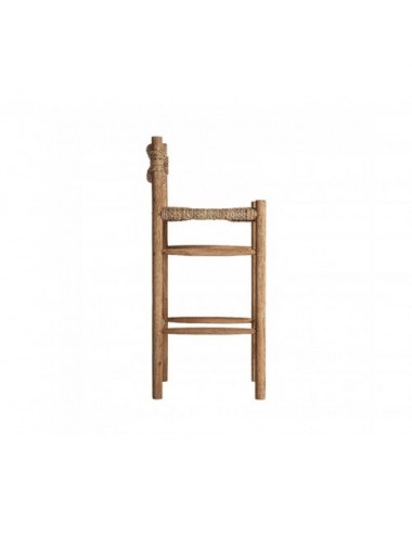 Taburete Voghera Madera De Teka 45x48x104 Estilo Colonial - 3