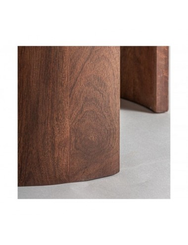 Mesa Auxiliar Tivoli Travertino 50x46x56 Estilo Contemporáneo - 4