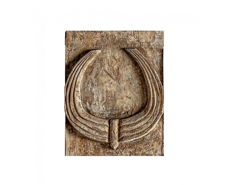 Panel Decorativo Peylon Madera Suar 40x5x50 Estilo Étnico - 1