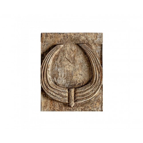 Panel Decorativo Peylon Madera Suar 40x5x50 Estilo Étnico - 1