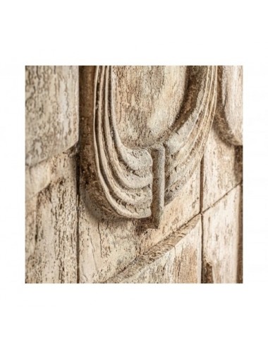 Panel Decorativo Peylon Madera Suar 40x5x50 Estilo Étnico - 1