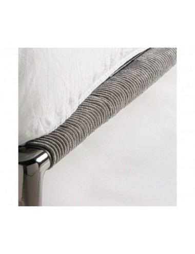 Cama Berlin Tela 227x186x102 Estilo Contemporáneo - 7