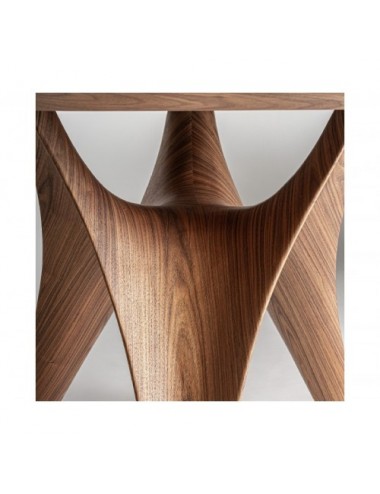 Mesa Comedor Bilzen Chapa De Nogal 280x120x76 Estilo Contemporáneo - 7