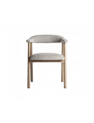 Silla Davrey Madera De Fresno 57x56x75 Estilo Contemporáneo - 1