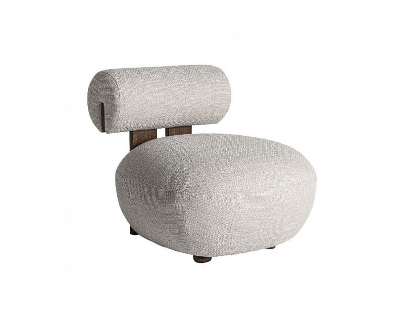 Sillón Tielt Madera De Fresno 86x73x69 Estilo Contemporáneo - 1