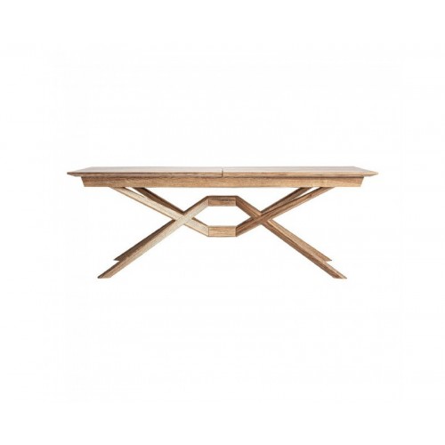 Mesa Extensible Vrebos Madera De Fresno 220x100x78 Estilo Contemporáneo - 1