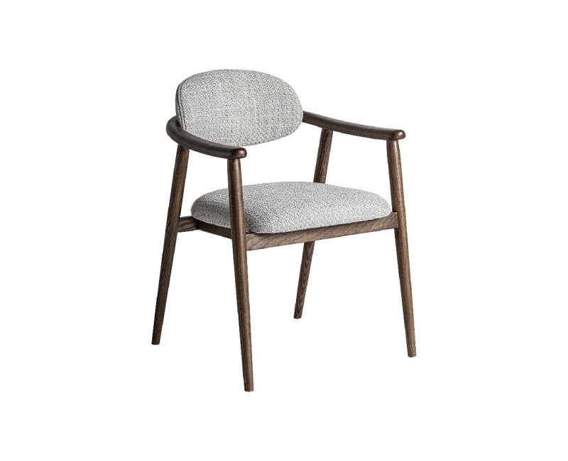 Silla Ternat Madera De Fresno 56,5x58x78 Estilo Contemporáneo - 1