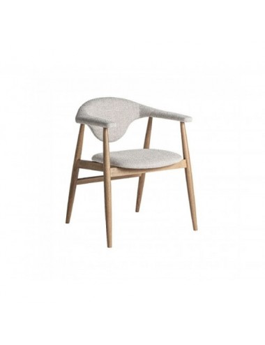 Silla Dilbeek Madera De Haya 66x60x79 Estilo Contemporáneo - 1