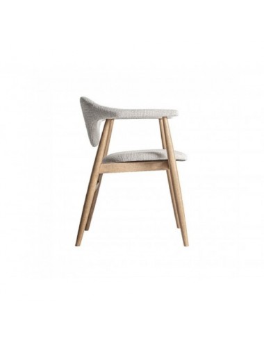 Silla Dilbeek Madera De Haya 66x60x79 Estilo Contemporáneo - 3